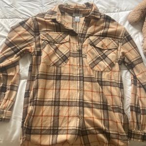 Selling Just Polly Plaid Collared Button Up Shirt (Super Soft)